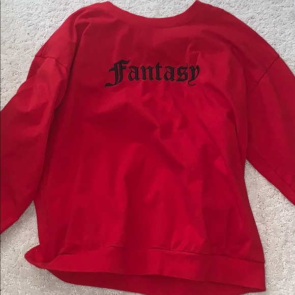 forever 21 red sweatshirt